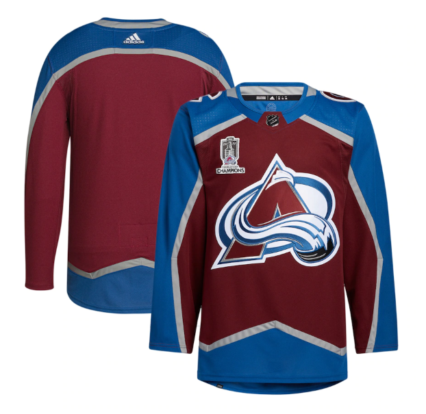 Men's Colorado Avalanche Blank 2022 Stanley Cup Champions Patch Stitched Jersey Men's Colorado Avalanche Blank 2022 Stanley Cup Champions Patch Stitched Jersey